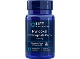 Life Extension Pyridoxal 5′-Phosphate Caps 100 mg, 60 vege caps (Expiry: Sep 2026)
